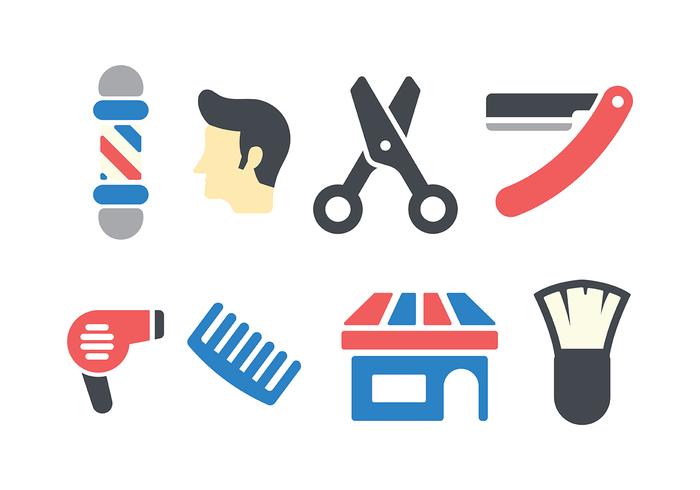 Kapper Winkel Icon Vector