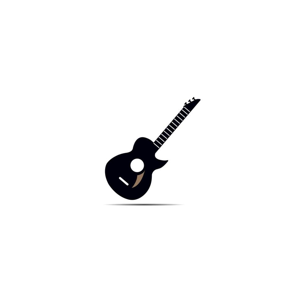 gitaar logo sjabloon vector icoon illustratie