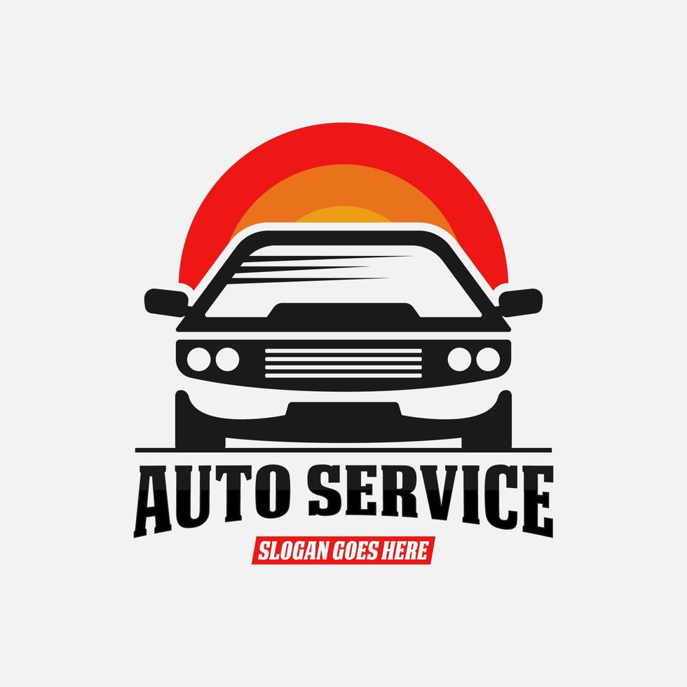 auto onderhoud en reparatie auto logo ontwerp vector, het beste voor Op maat garage winkel afstemmen premie vector