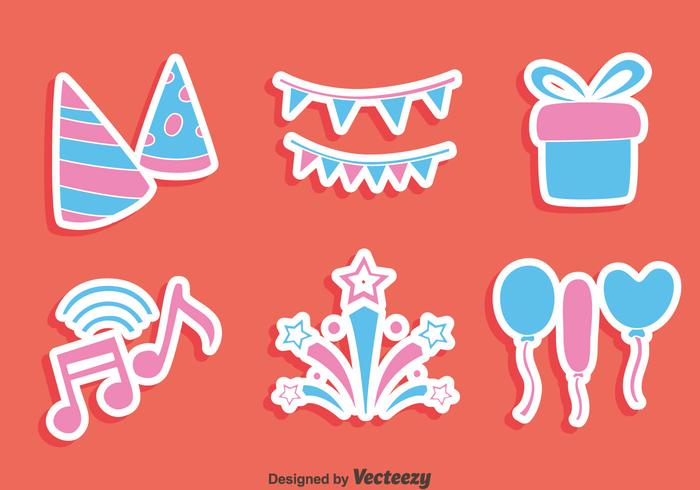 Party Decoratie Element Vector