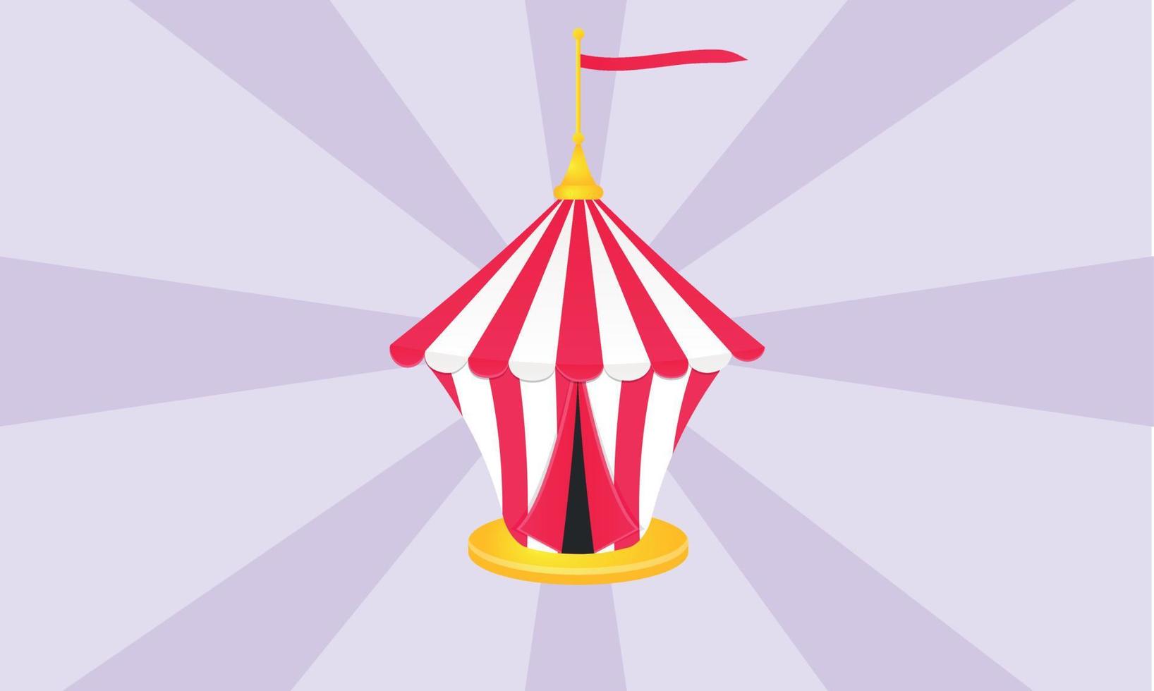 circus tent carnaval. vector
