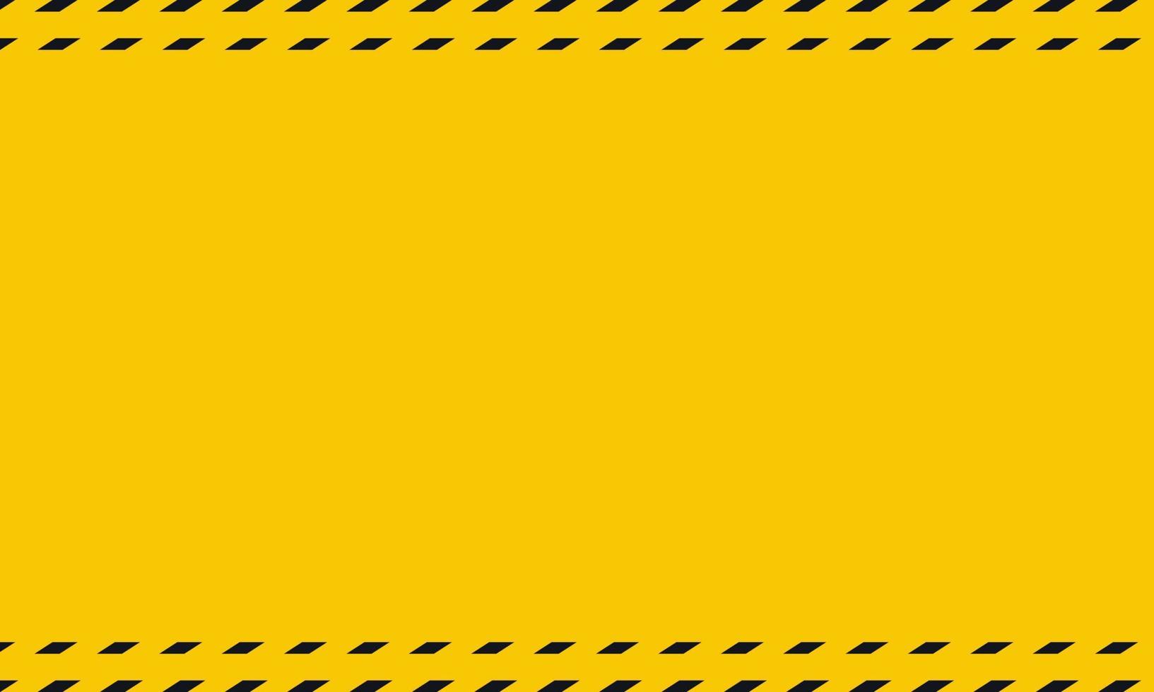 zwart geel gestreept banier muur risico industrieel gestreept weg waarschuwing geel zwart diagonaal strepen. vector illustratie.