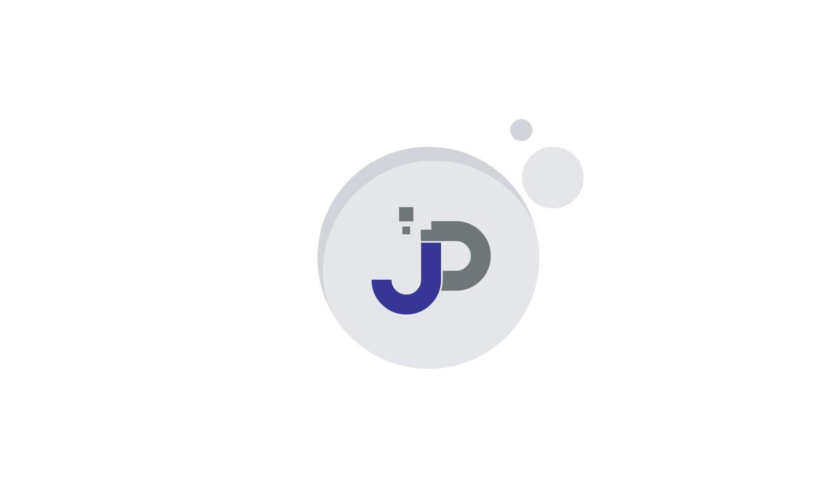 alfabet letters initialen monogram logo jd, dj, j en d vector