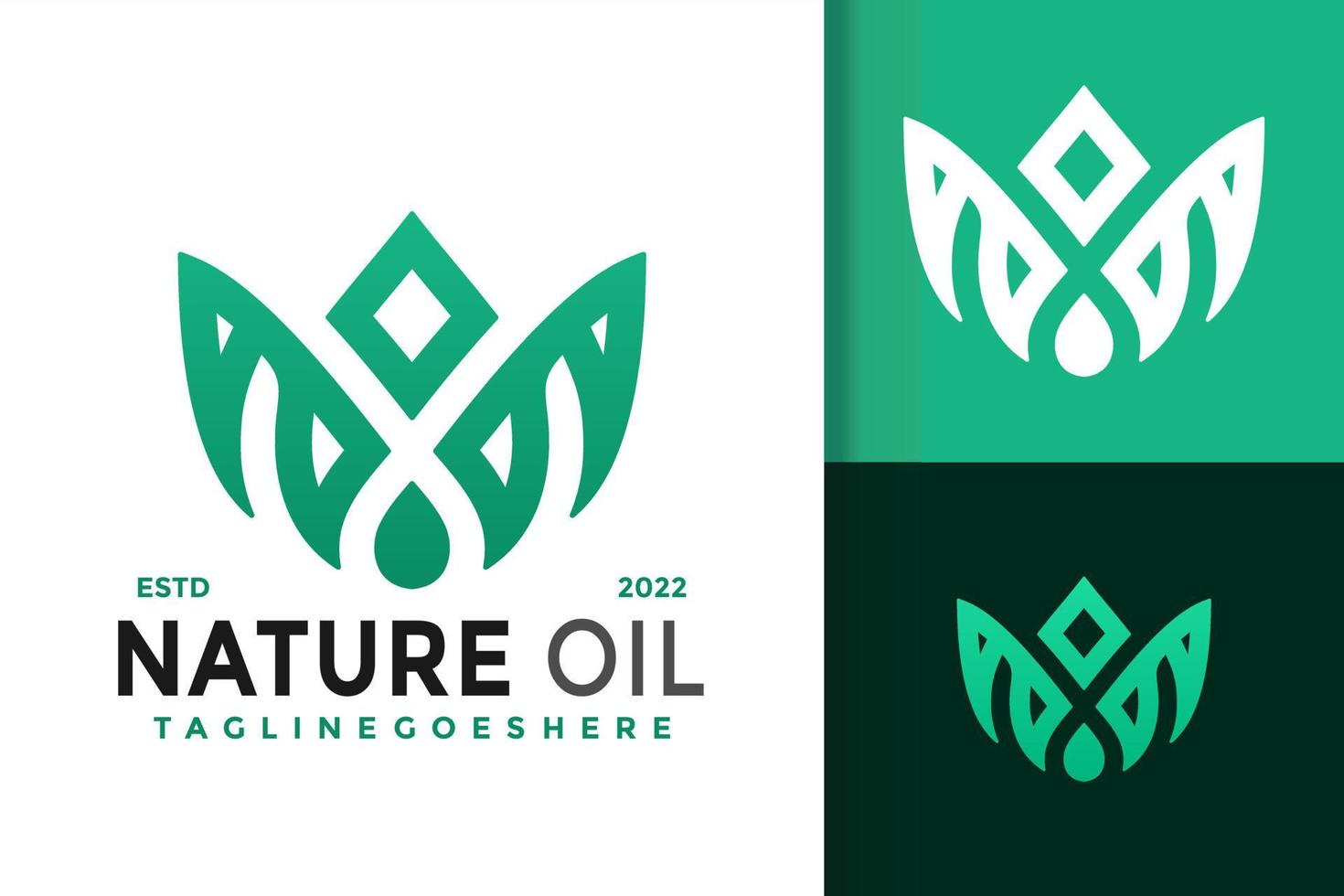 lotus natuur olie essentieel logo ontwerp, merk identiteit logos vector, modern logo, logo ontwerpen vector illustratie sjabloon