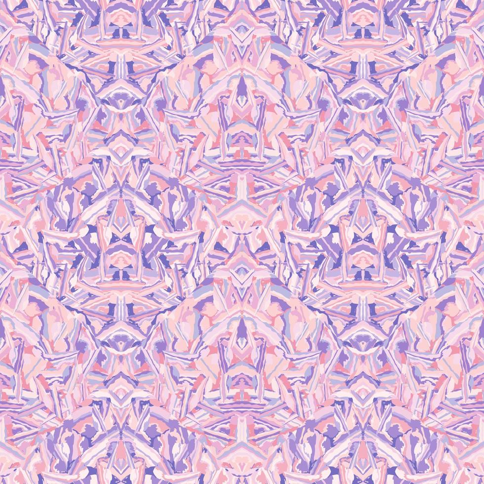 psychedelisch abstract caleidoscoop naadloos patroon. meetkundig mozaïek- ornament. vector