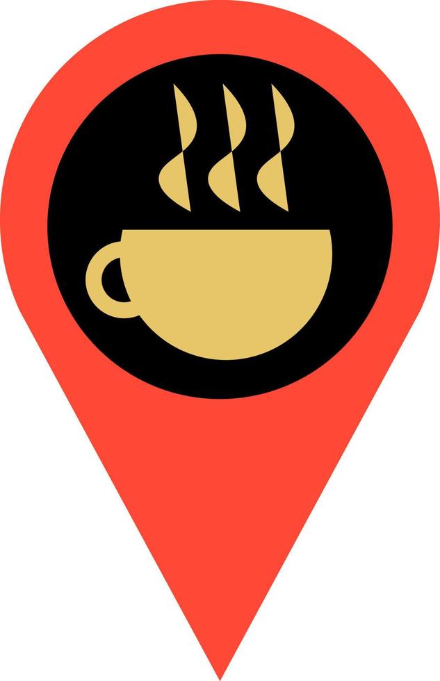 plaats cafe, illustratie, vector, Aan een wit achtergrond. vector