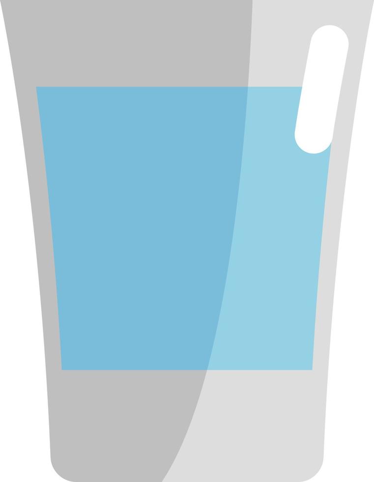 schot in een glas, icoon illustratie, vector Aan wit achtergrond