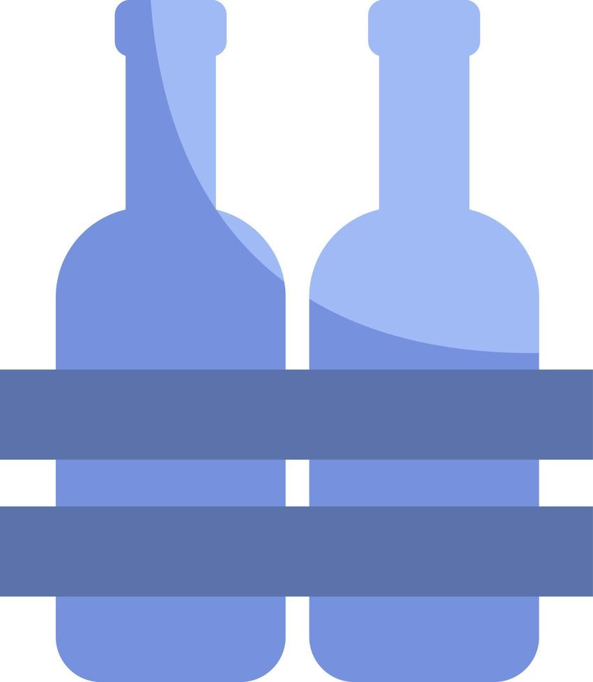 twee kannen van wijn, illustratie, vector, Aan een wit achtergrond. vector
