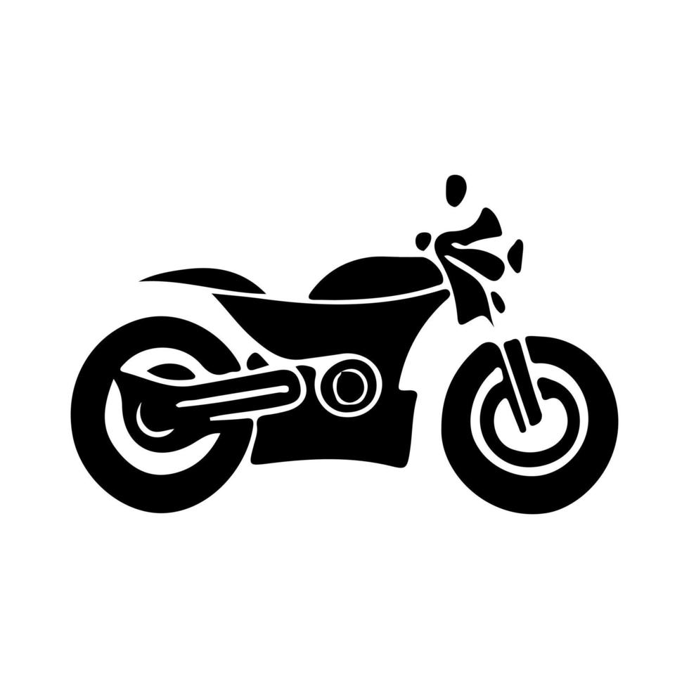 motorfiets logo vector. vector