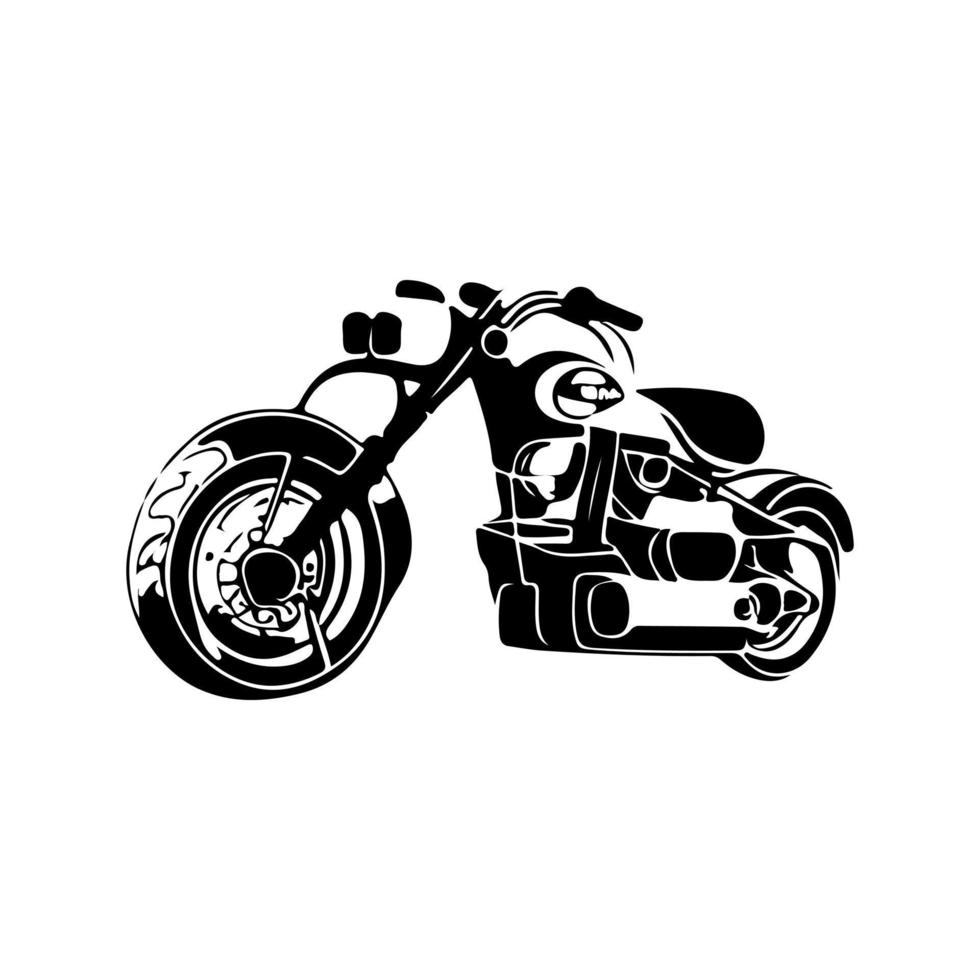 motorfiets logo vector. vector