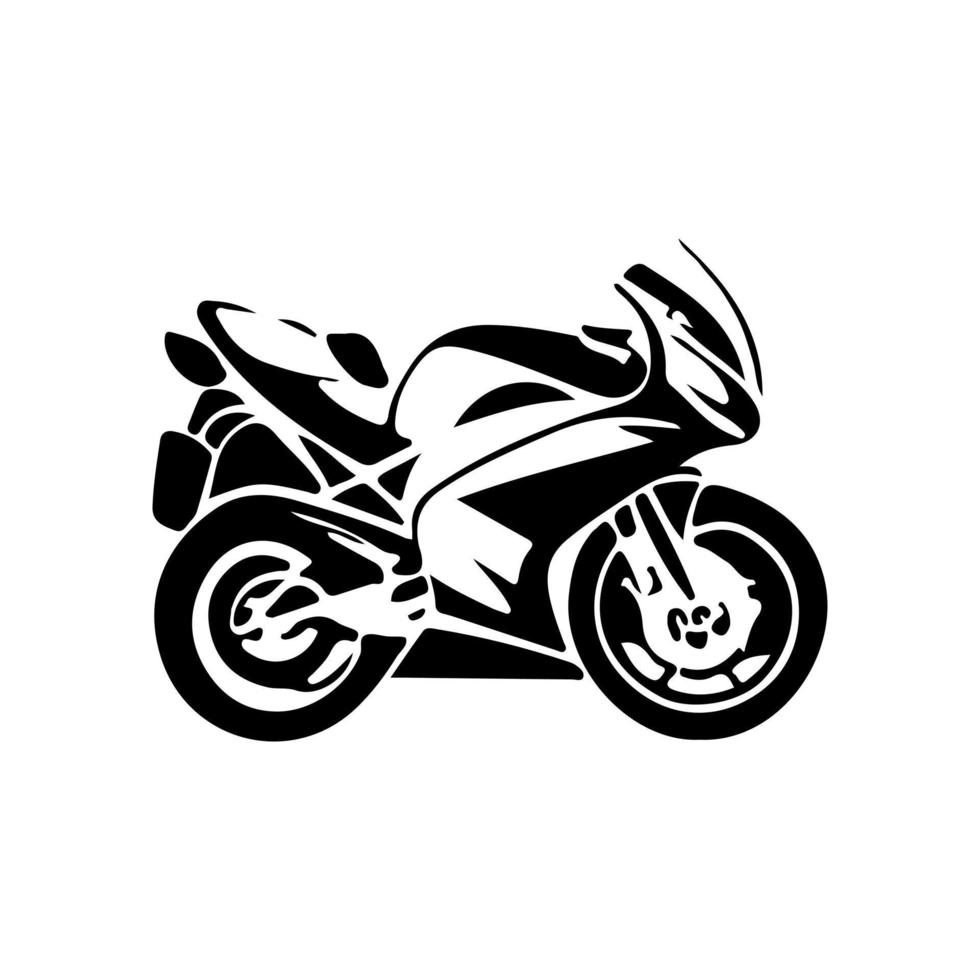 motorfiets logo vector. vector