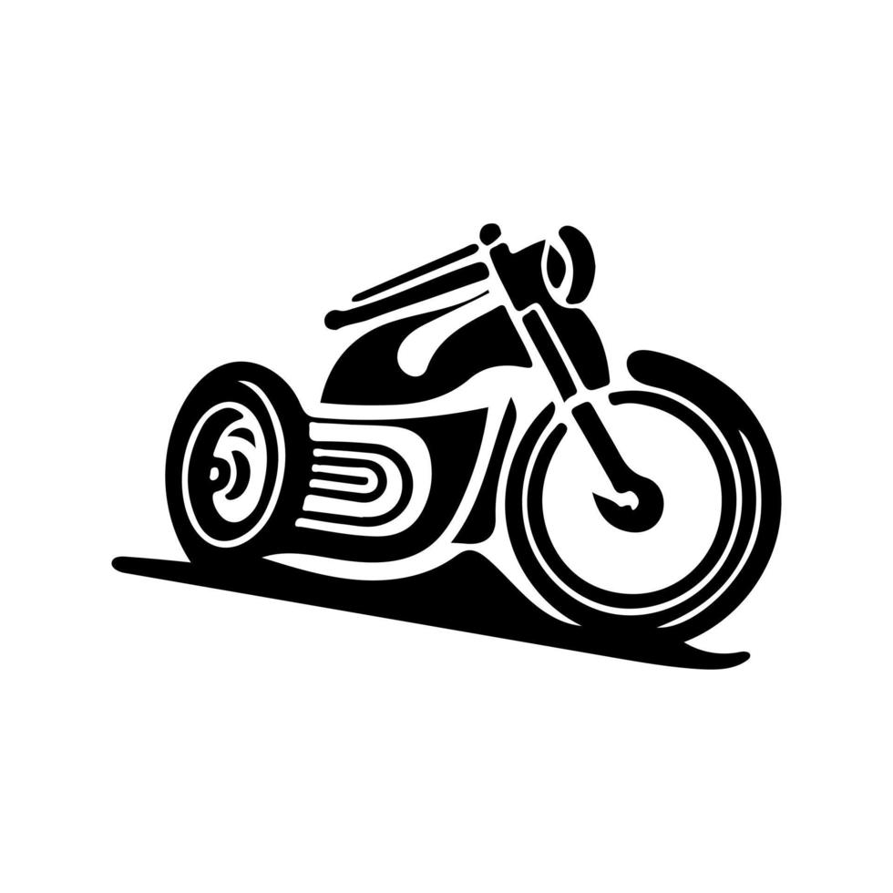 motorfiets logo vector. vector