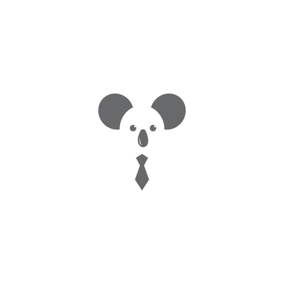 koala logo icoon ontwerp illustratie vector