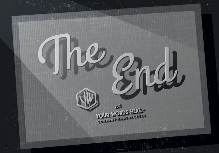 De End Credits Vector