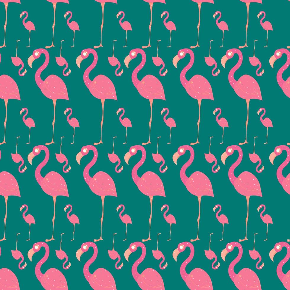 flamingo patroon , illustratie, vector Aan wit achtergrond