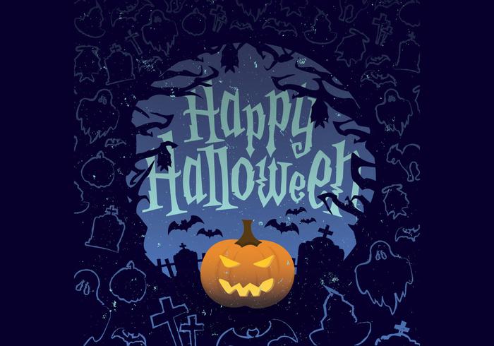 Jack-o-lantaarn Halloween vector