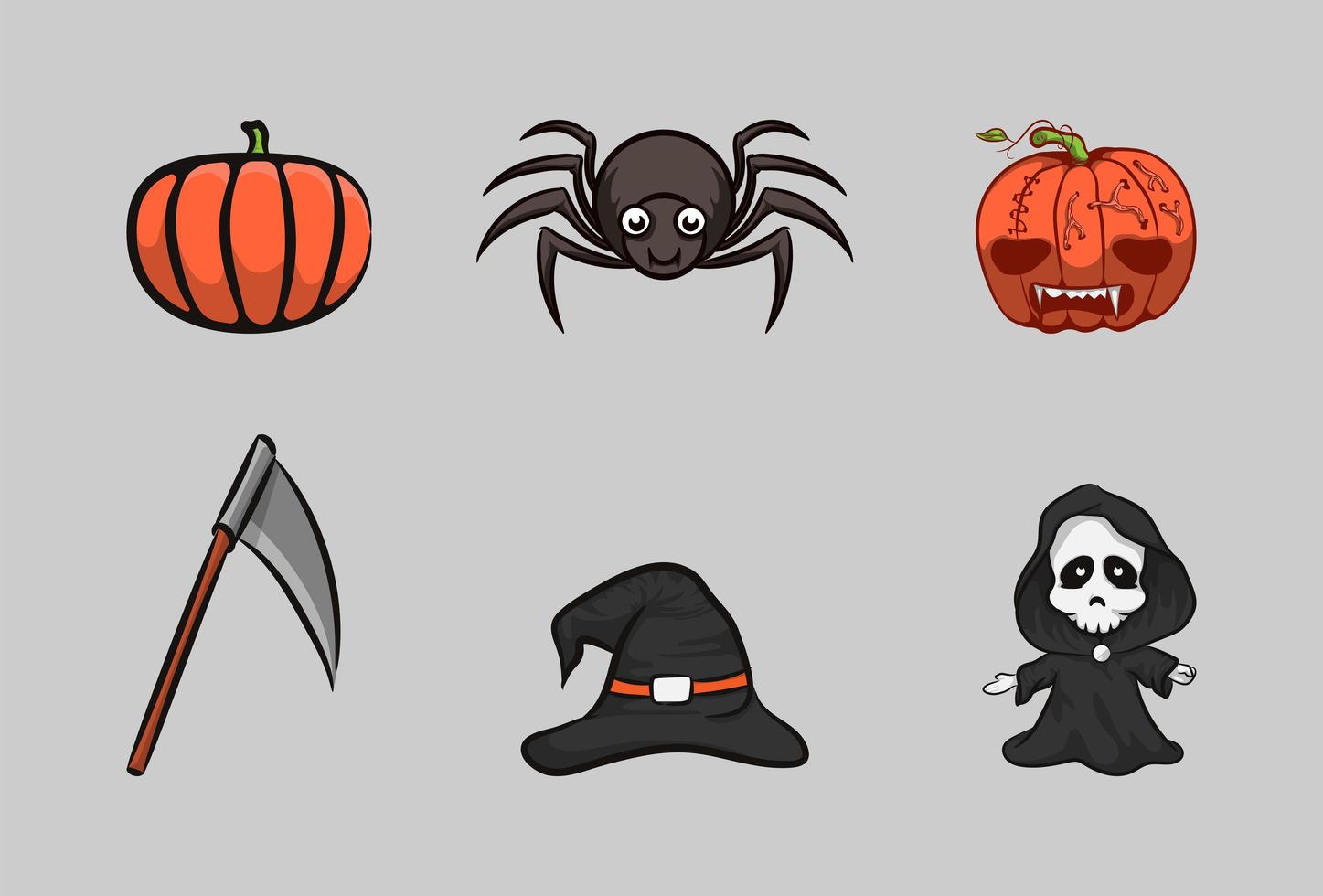 Halloween pictogramserie vector