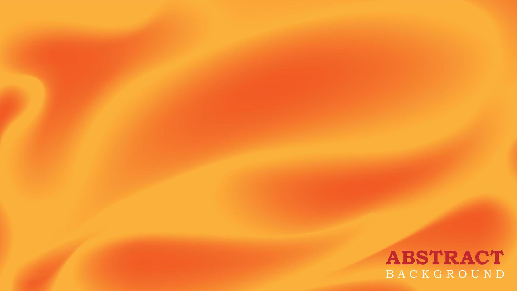 golvende gele en oranje abstracte achtergrond vector