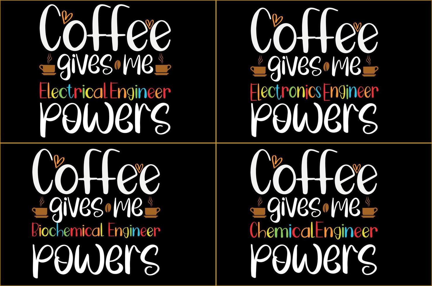 koffie typografie t-shirt ontwerp vector