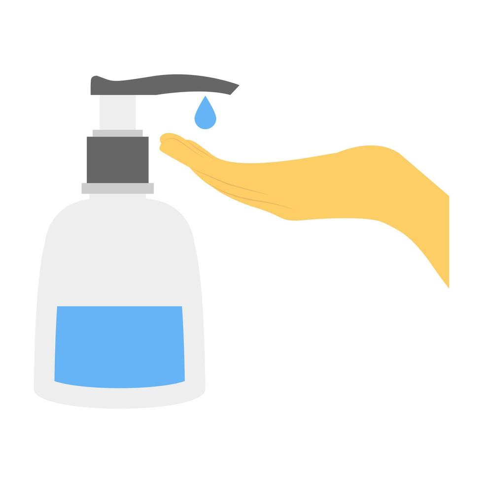 modieus hand- wassen vector