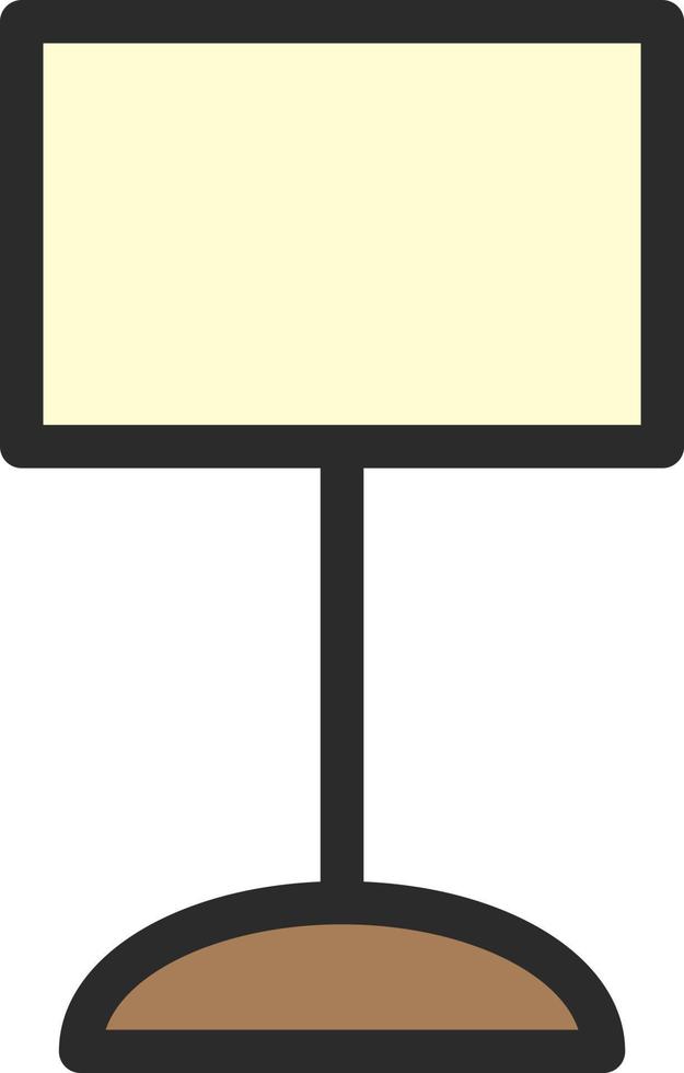 wit tafel lamp, illustratie, Aan een wit achtergrond. vector
