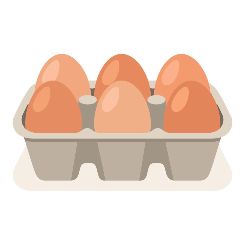 illustratie van geïsoleerd kip eieren vector