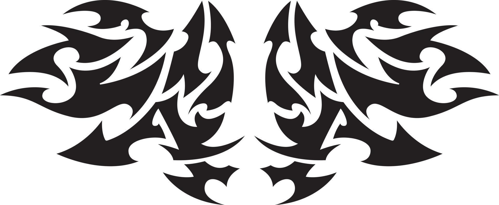 tribal tatoeëren element vector