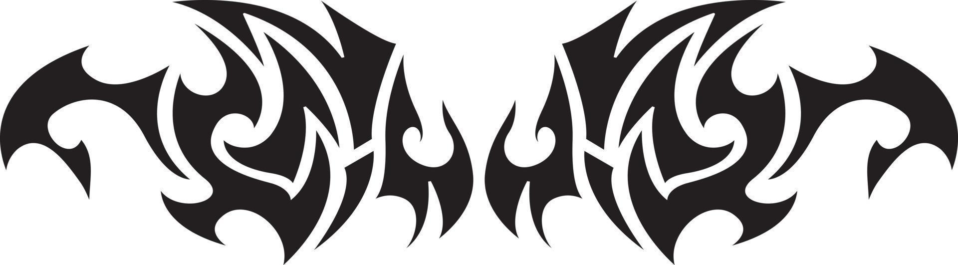 tribal tatoeëren element vector