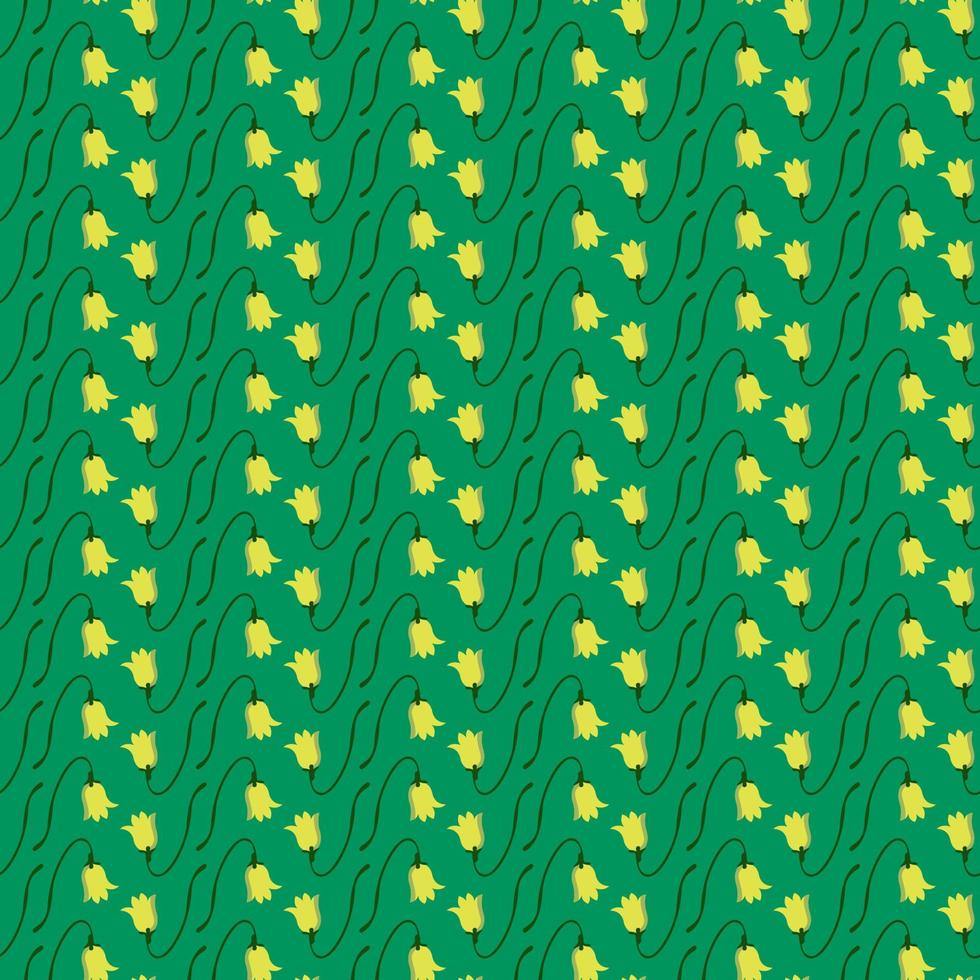 tulpen patroon, illustratie, vector Aan wit achtergrond