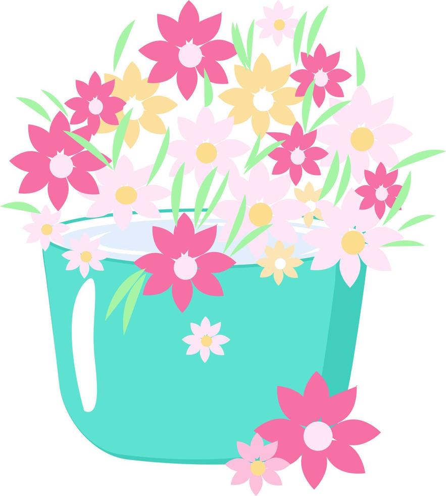 madeliefjes bloem, illustratie, vector Aan wit achtergrond.