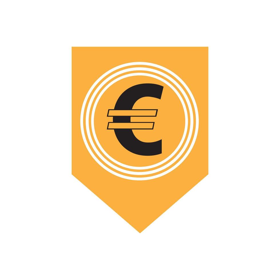 euro geld vector icoon illustratie ontwerp sjabloon - vector