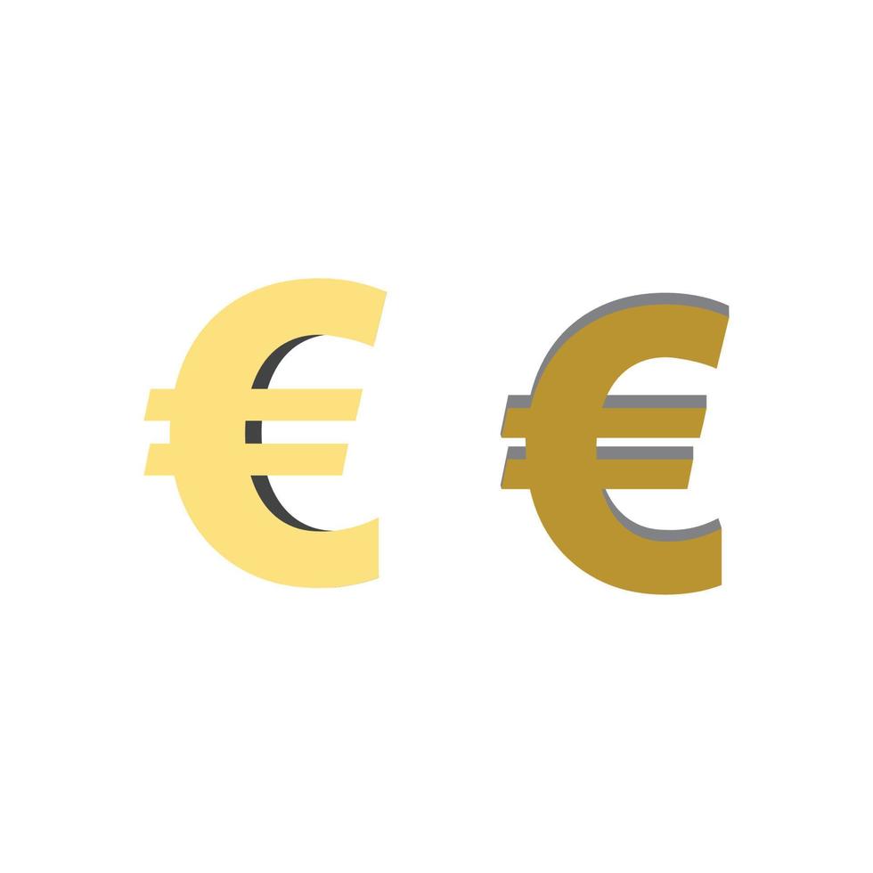 euro geld vector icoon illustratie ontwerp sjabloon - vector