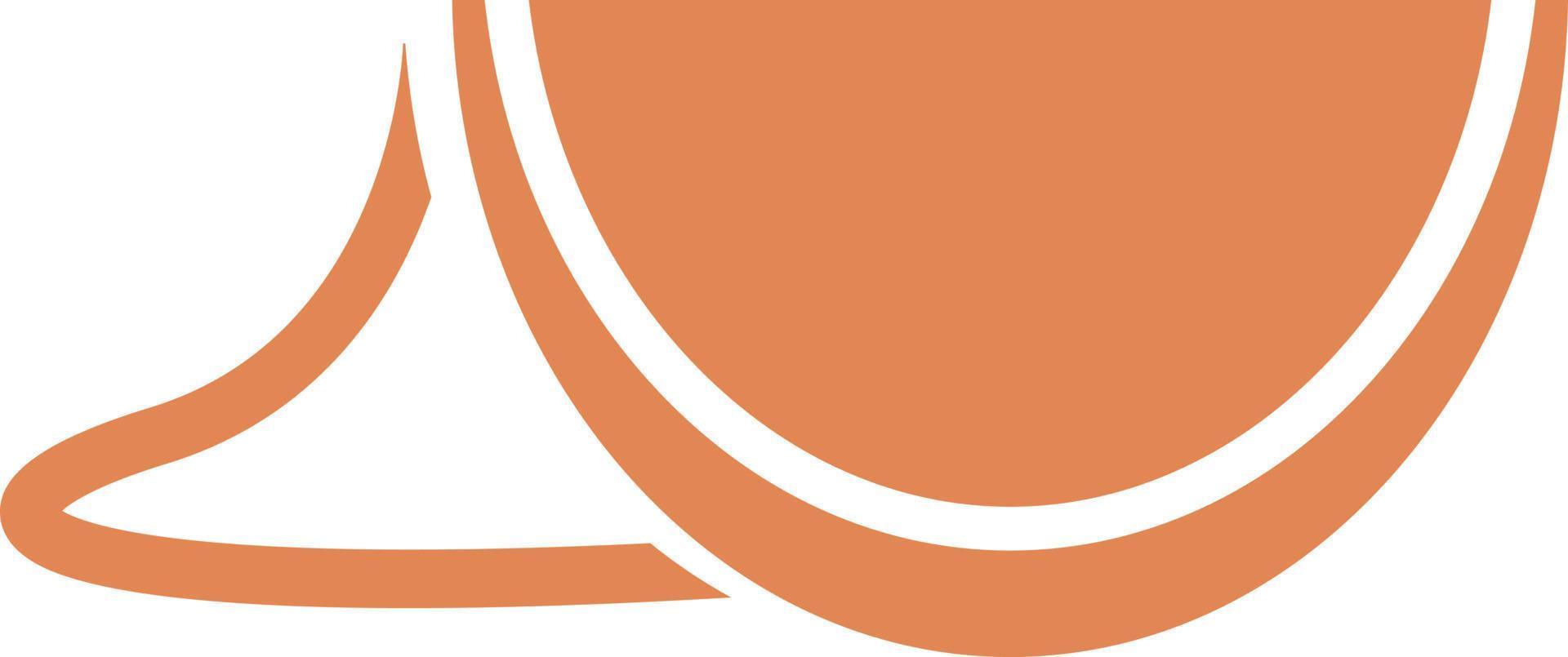 oranje zak met een schouder band, illustratie, vector Aan wit achtergrond.