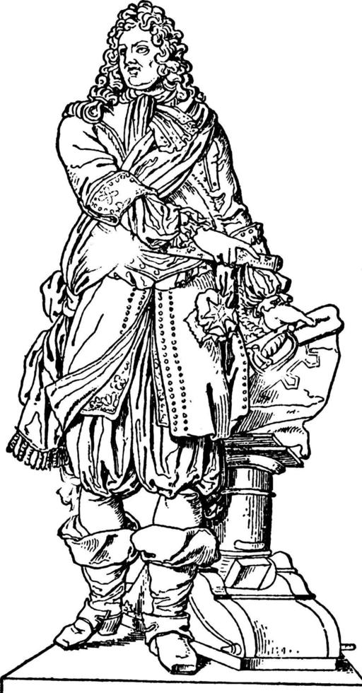 sbastien le prestre de vauban, wijnoogst illustratie vector