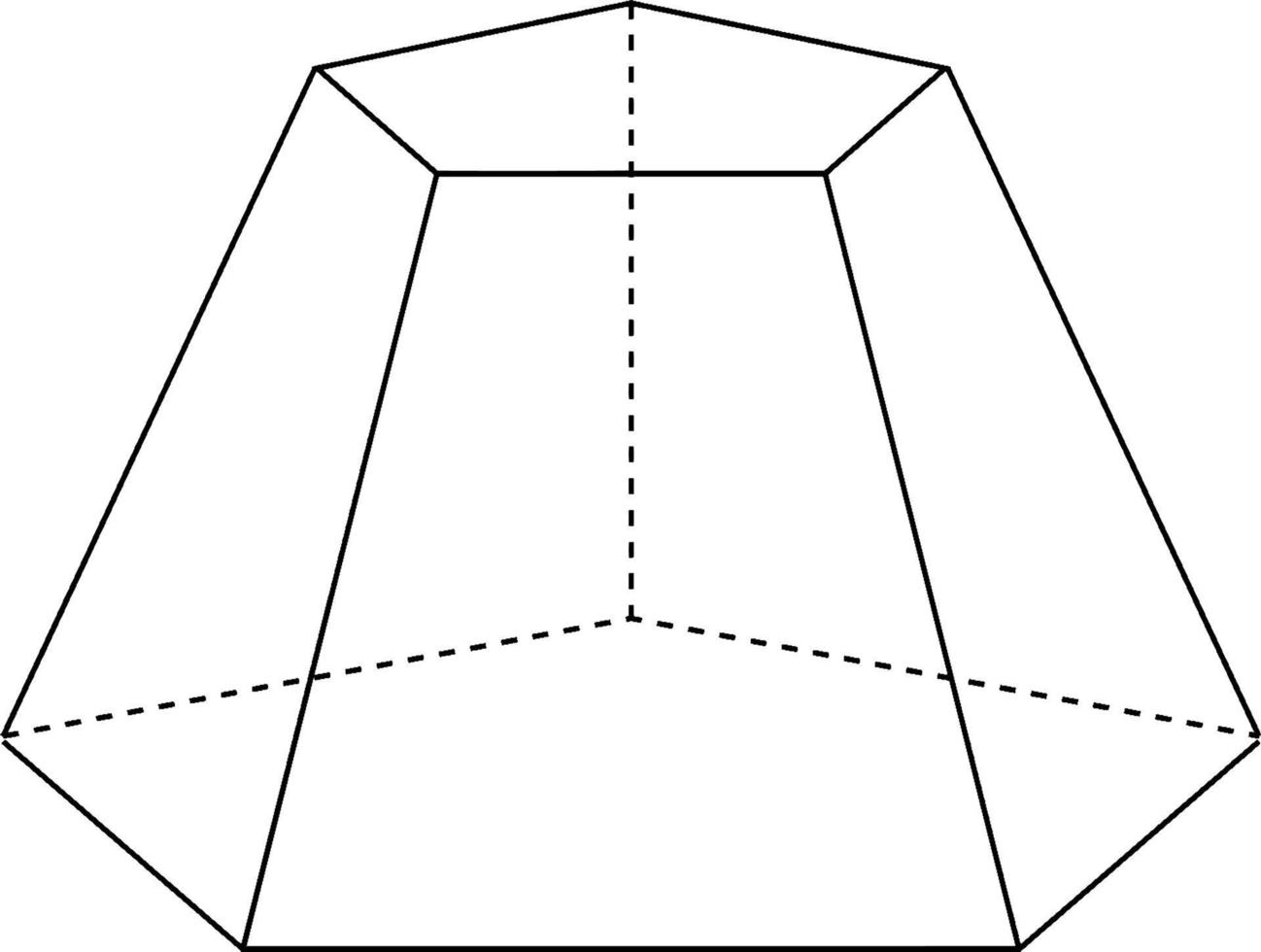 een vijfhoekig vorm geven aan, wijnoogst illustratie. vector