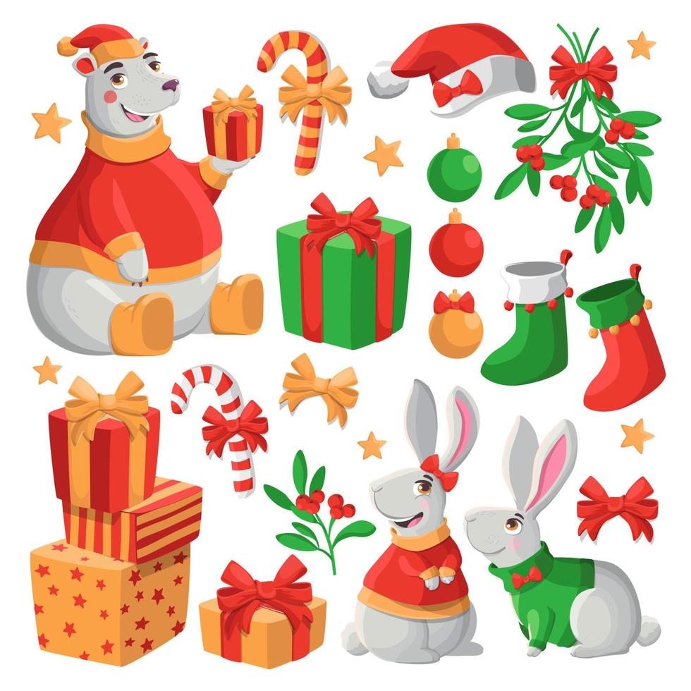 vrolijk kerstfeest illustratie vector