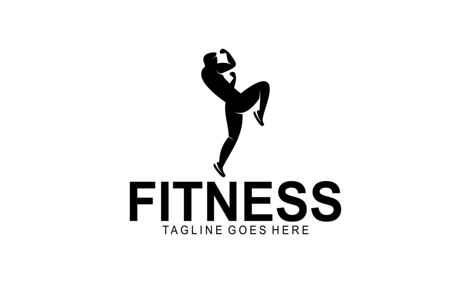 training logo. fitheid, aëroob en training oefening in Sportschool. vector
