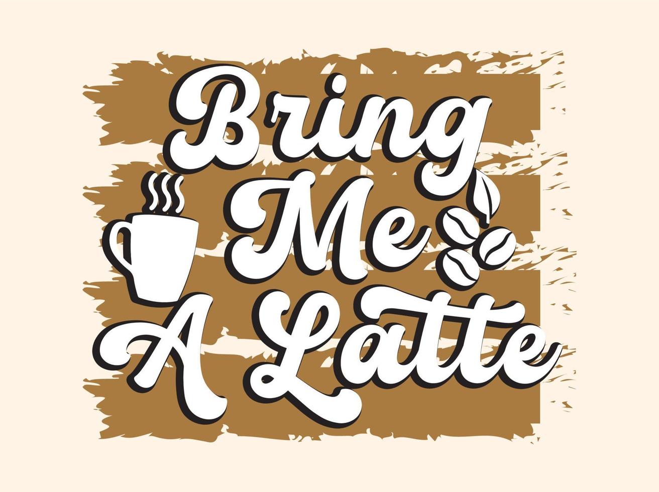 modieus koffie t-shirt ontwerp, wijnoogst typografie en belettering kunst, retro leuze vector