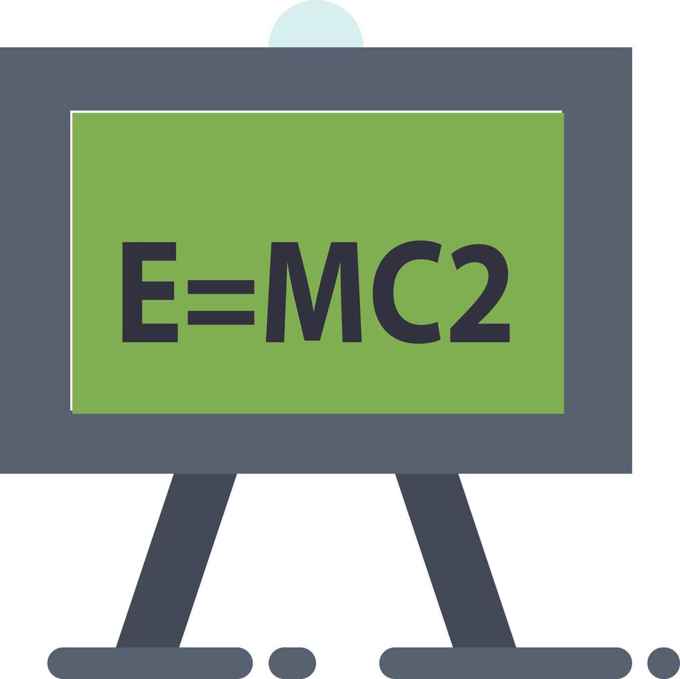 chemie formule wetenschap wetenschap formule vlak kleur icoon vector icoon banier sjabloon