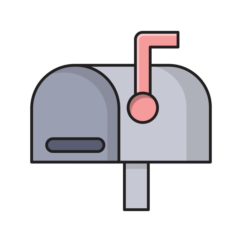 mailbox vectorillustratie op een background.premium kwaliteit symbolen.vector iconen voor concept en grafisch ontwerp. vector