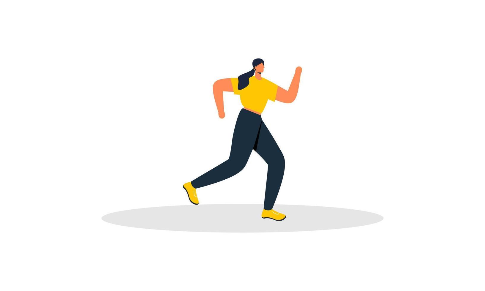 rennen jogging tijd illustratie vector