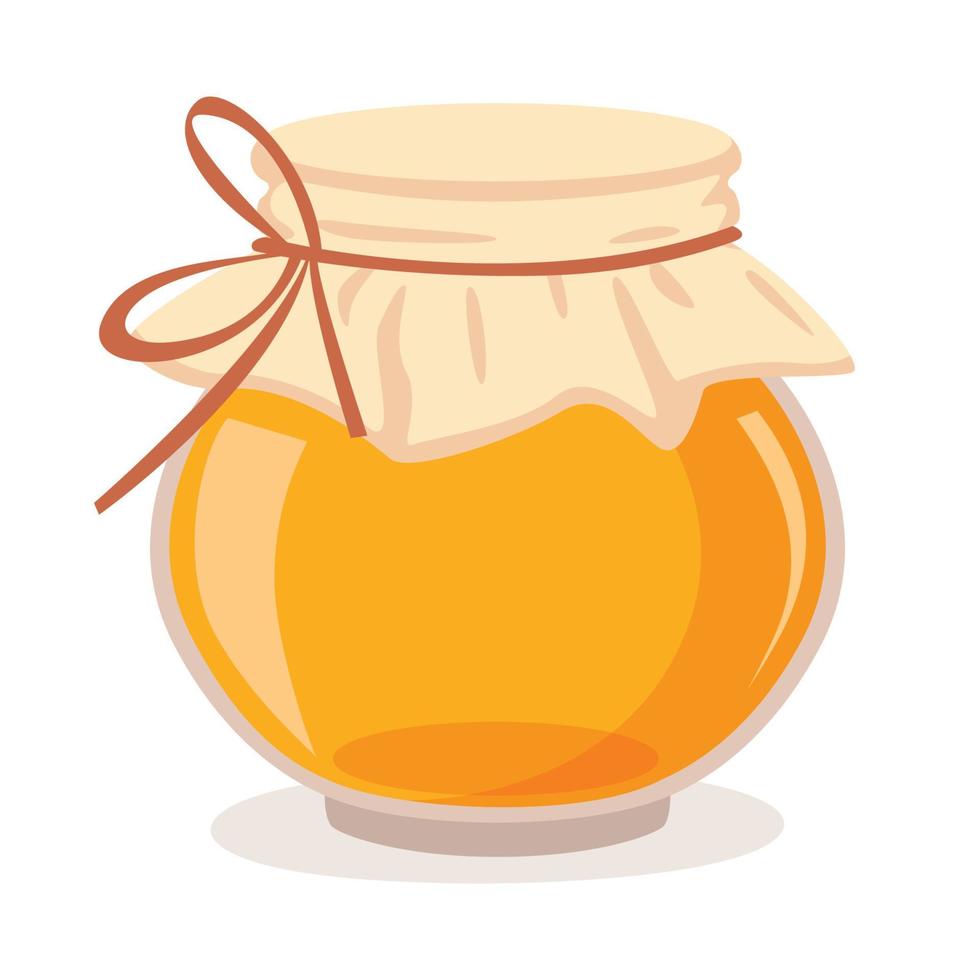 vector illustratie van vers honing