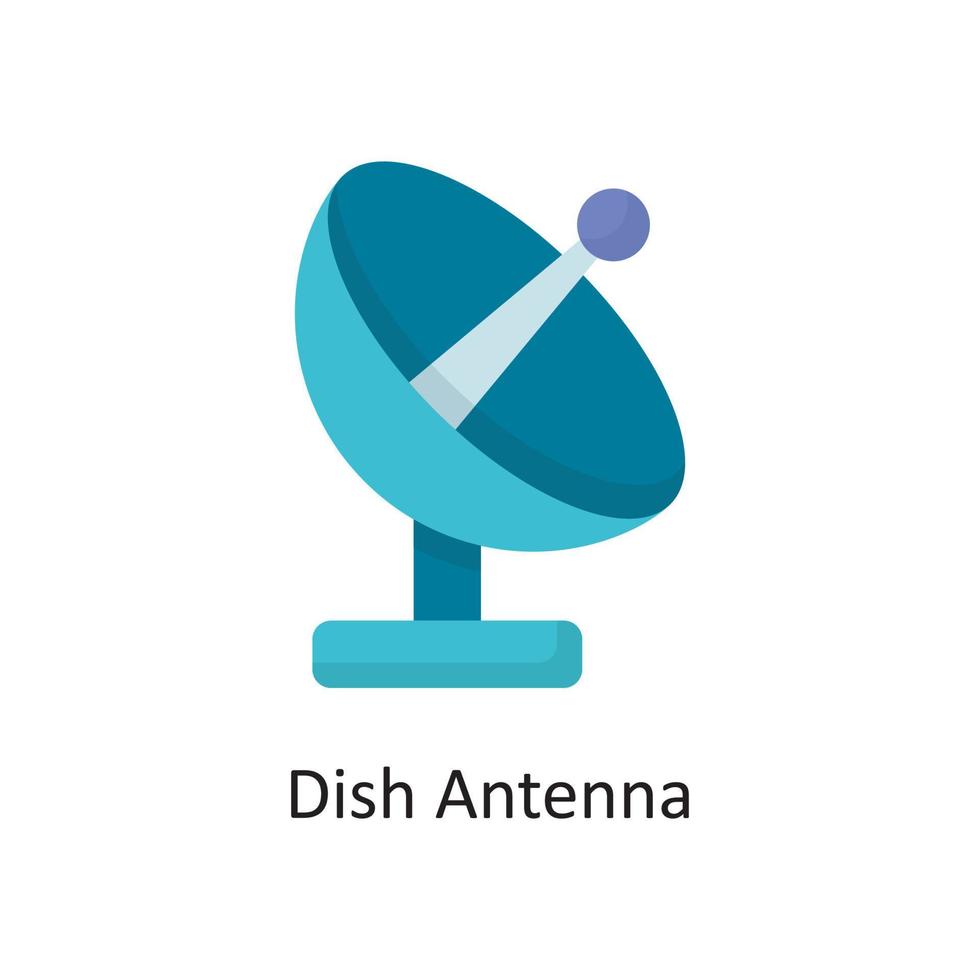 schotel antenne vector vlak icoon ontwerp illustratie. wolk berekenen symbool Aan wit achtergrond eps 10 het dossier