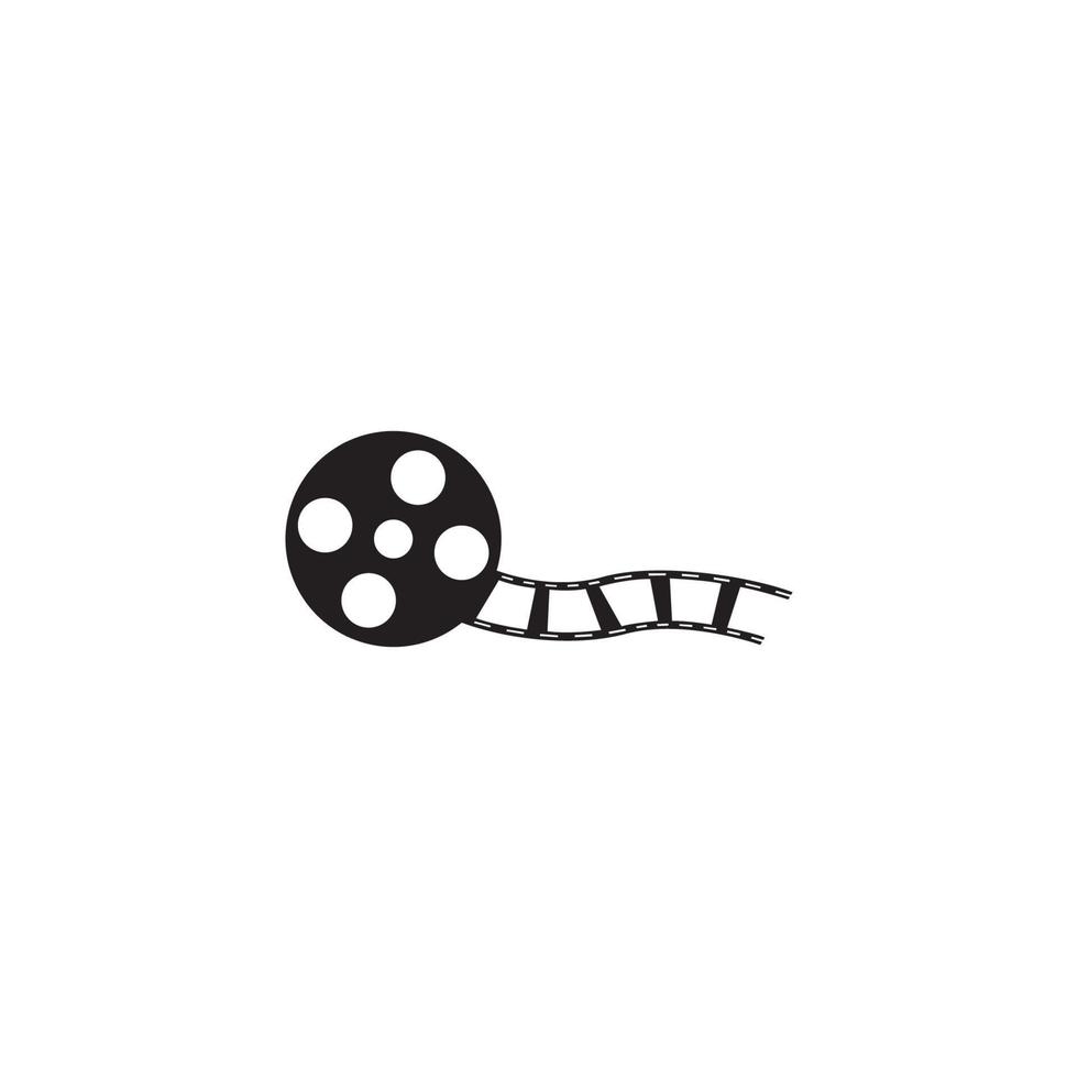 rollen film logo sjabloon vector icoon illustratie