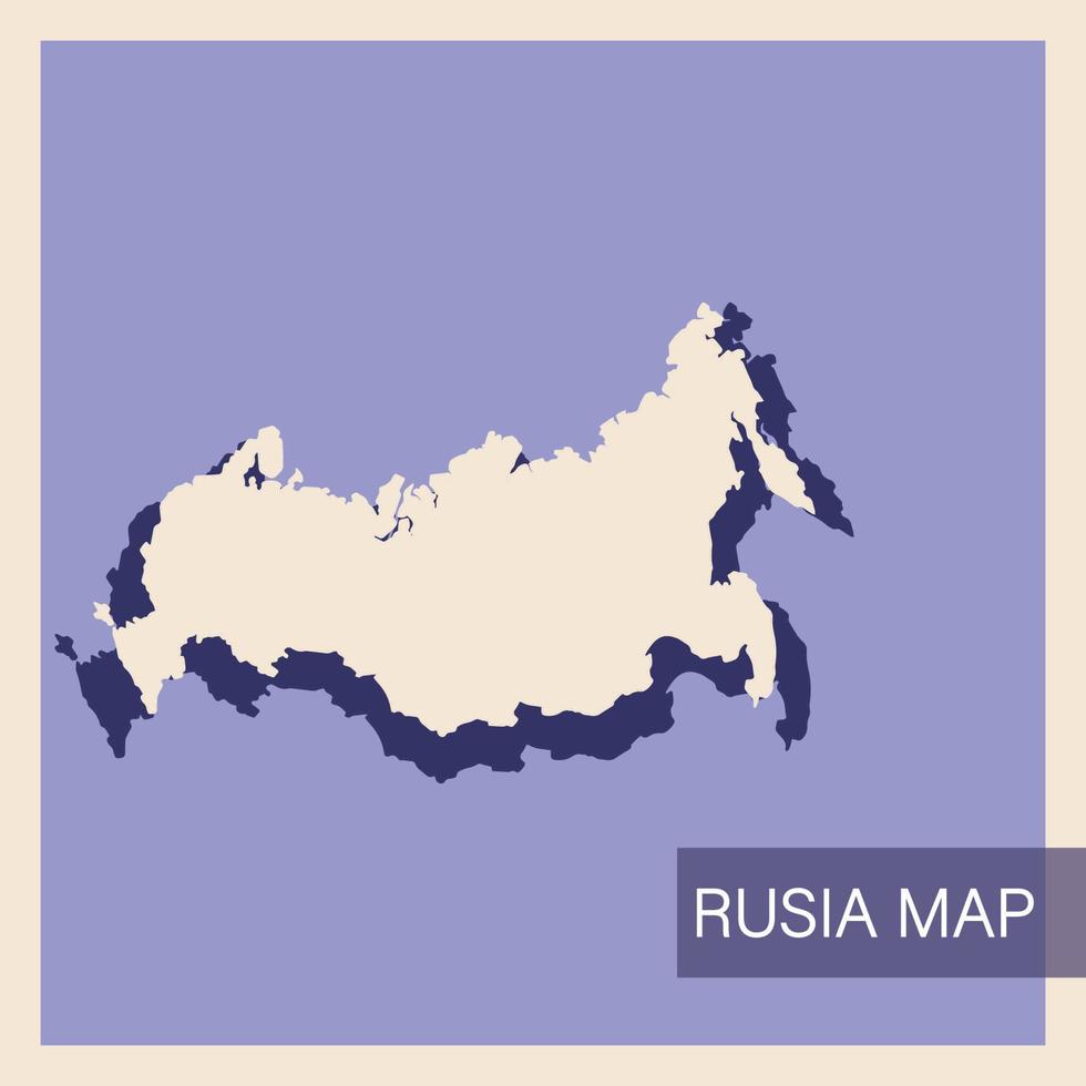 wijnoogst van rusia kaart vector