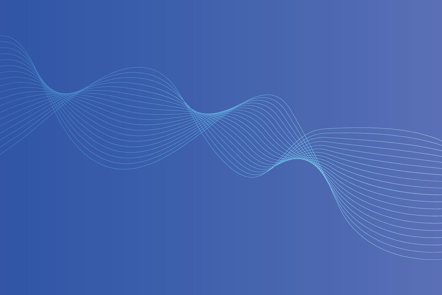 abstract achtergrond met kleurrijk golvend lijnen. abstract blauw helling achtergrond ontwerp vector