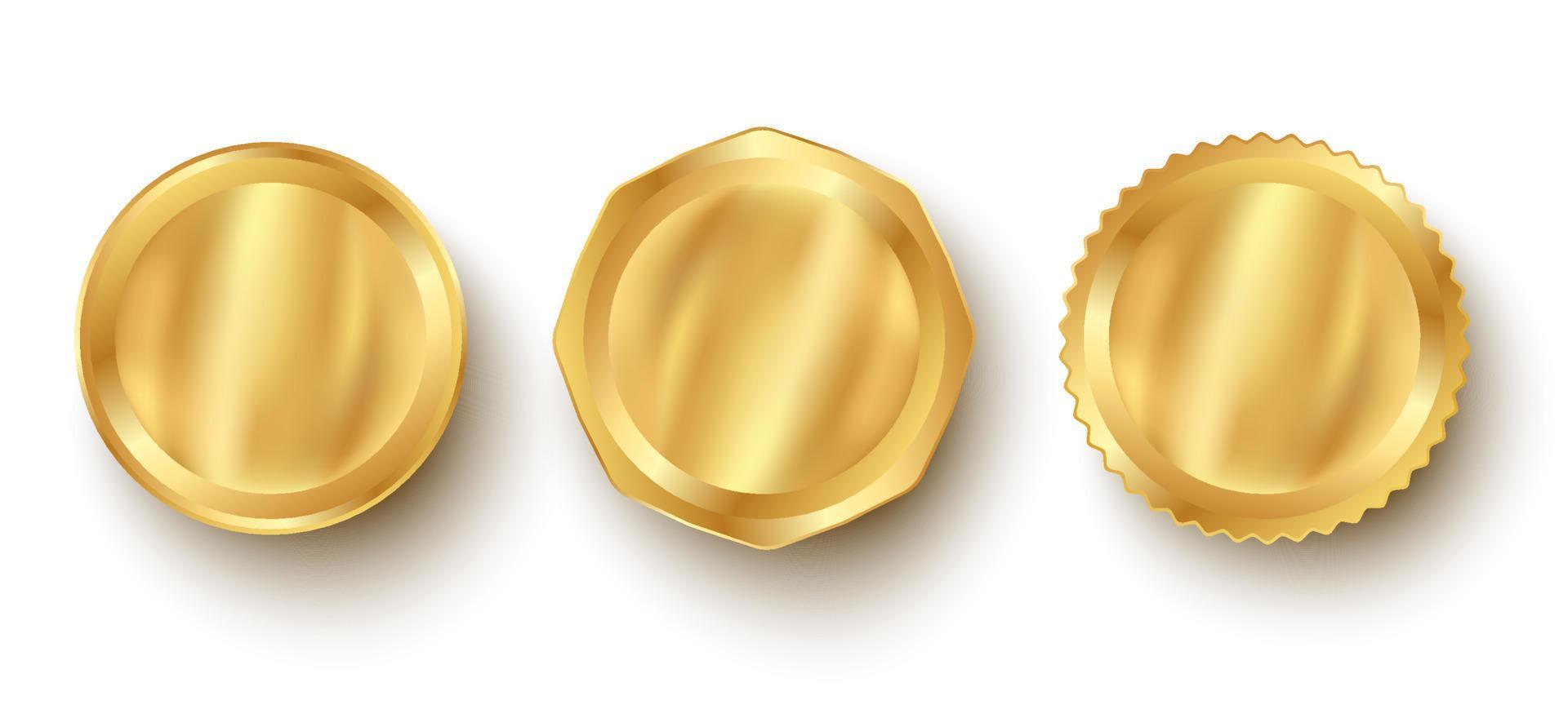 premie web gouden banners vector