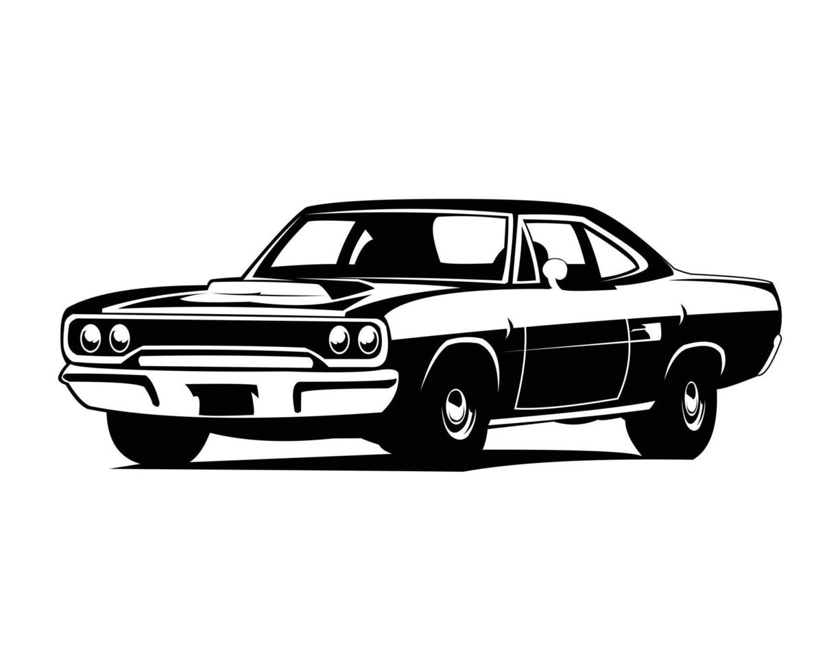 Amerikaanse muscle car logo vector