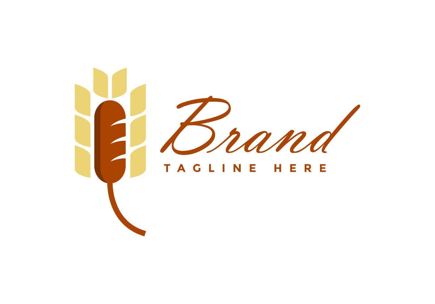 brood logo, perfect voor bakkerijen, cafés, en meer. vector