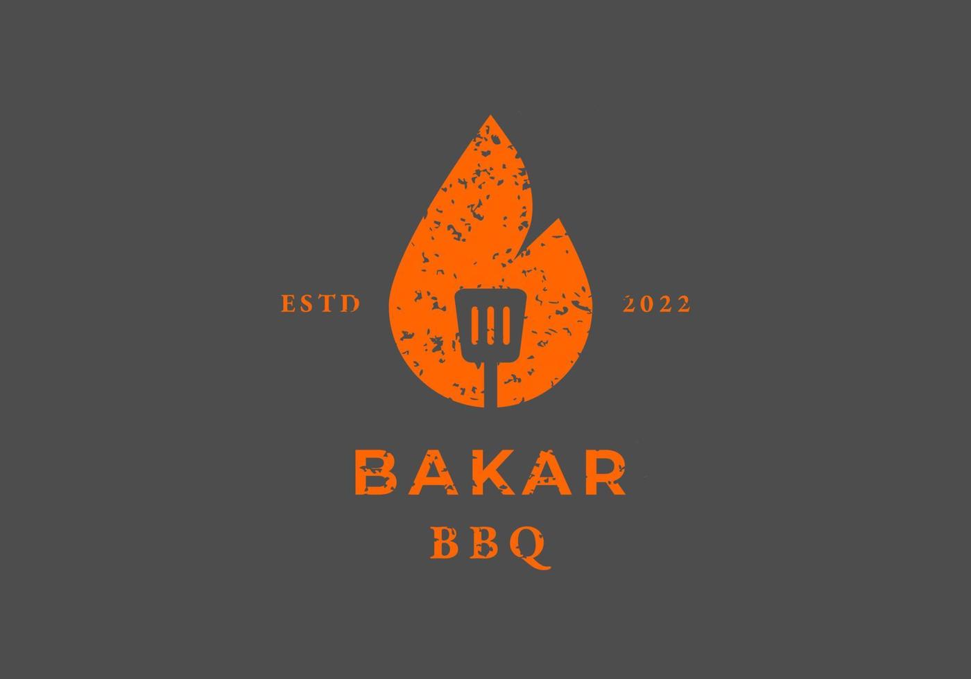 brand logo, perfect voor restaurants en meer. vector